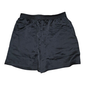SKIMS NWT Sporty Satin Shorts Black Size M